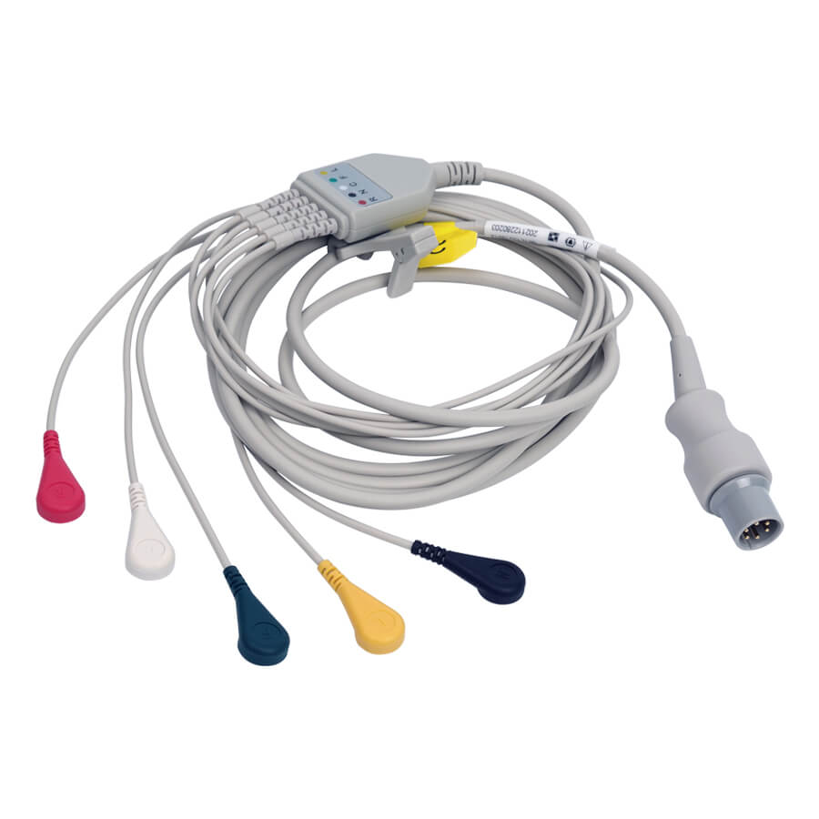 ECG Cable (5-Lead)-7-Inch-Monitor