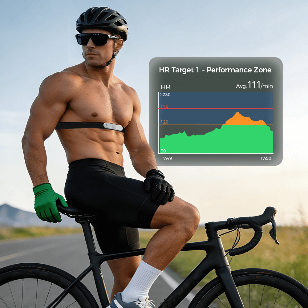 Moniteur Cardiaque Sole Fitness – Émetteur Ceinture Pectorale (Noir)