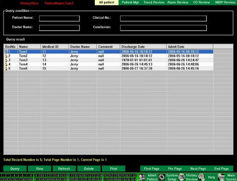 Central Station Software for 12-Inch Patient Monitors