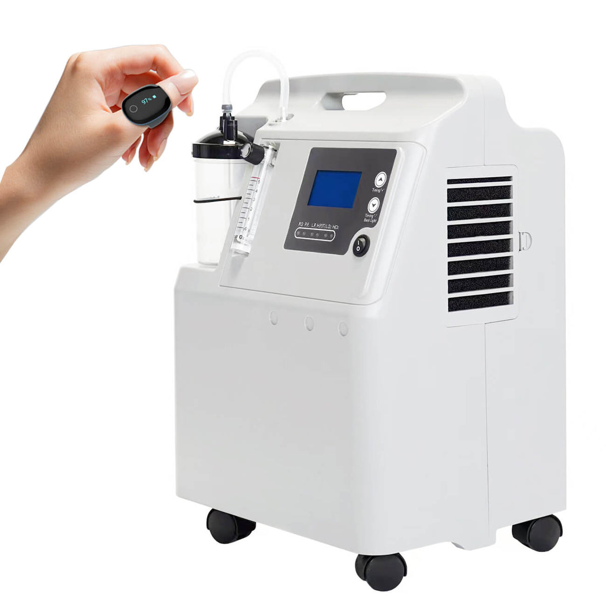 5 Liter Oxygen Concentrator Provides O2 Supply at a Flow Rate of 0.5-5 ...
