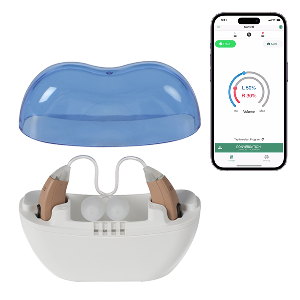 OTC Digital Rechargeable Hearing aids with App Control