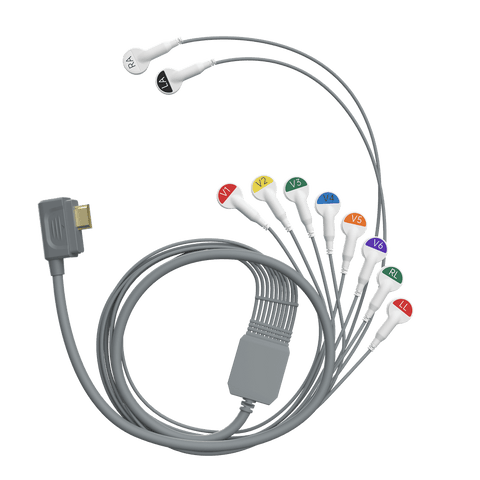 Cables conductores del monitor Holter de 12 derivaciones