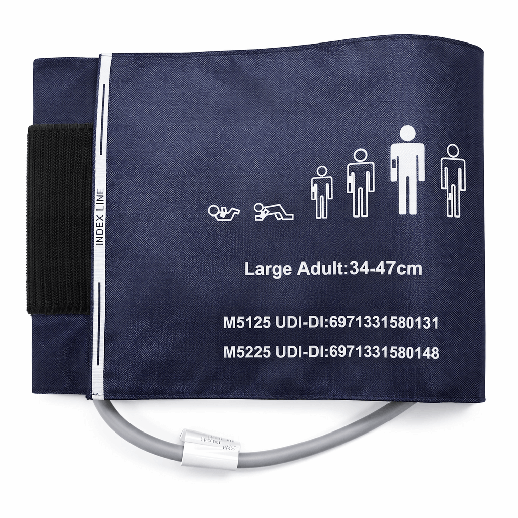 Large Adult NIBP cuff for patient monitor with printer