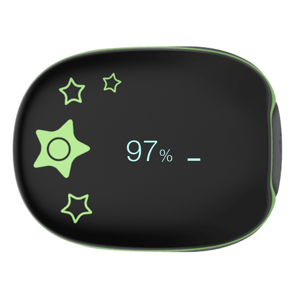 Oxygen Monitor for Small Fingers | Wearable Pulse Oximeter | Wellue