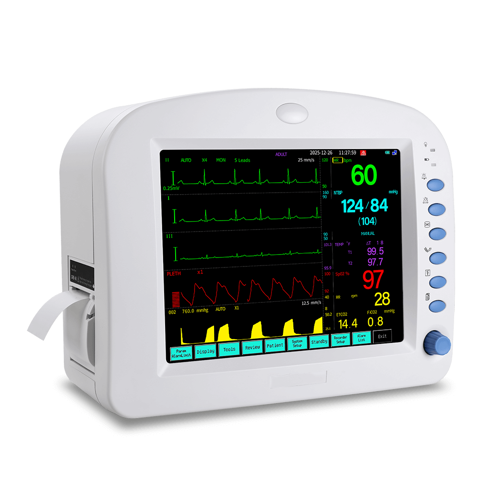 10-Inch Touchscreen Patient Monitor with Printer