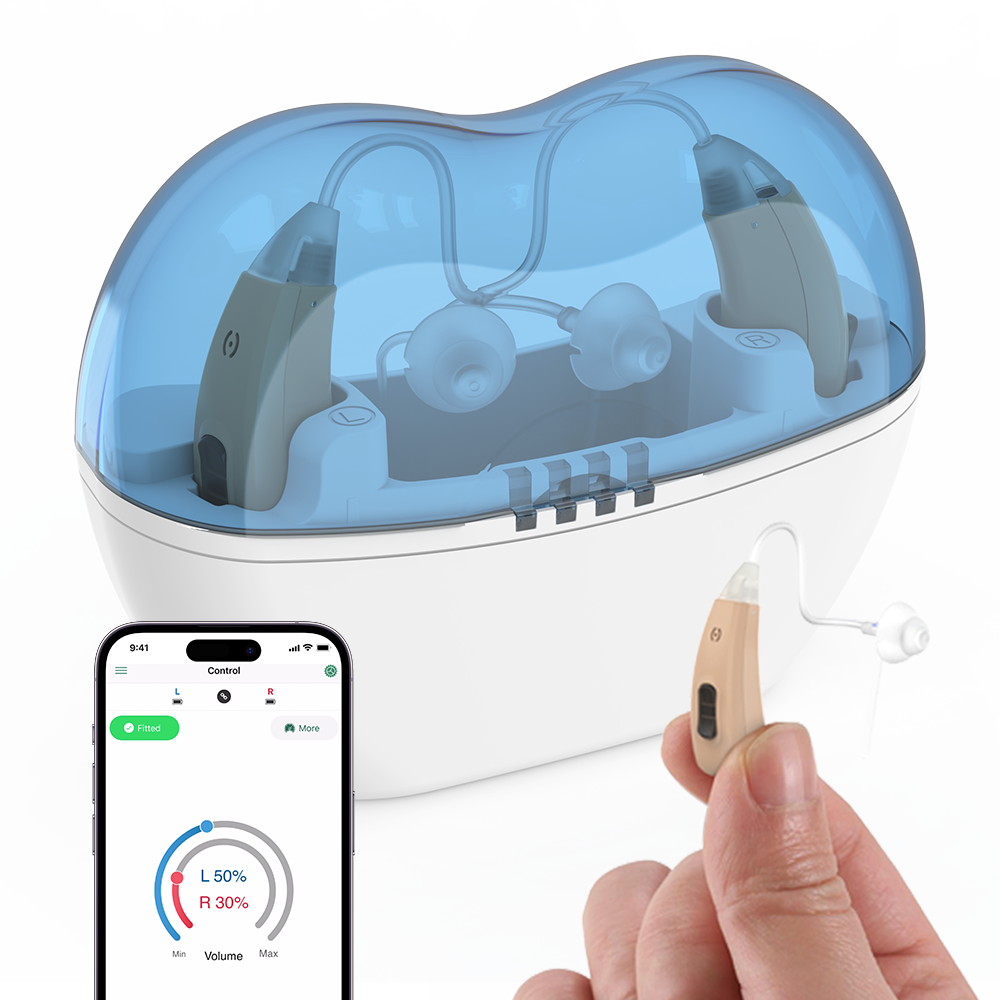 OTC Digital Rechargeable Hearing aids with App Control