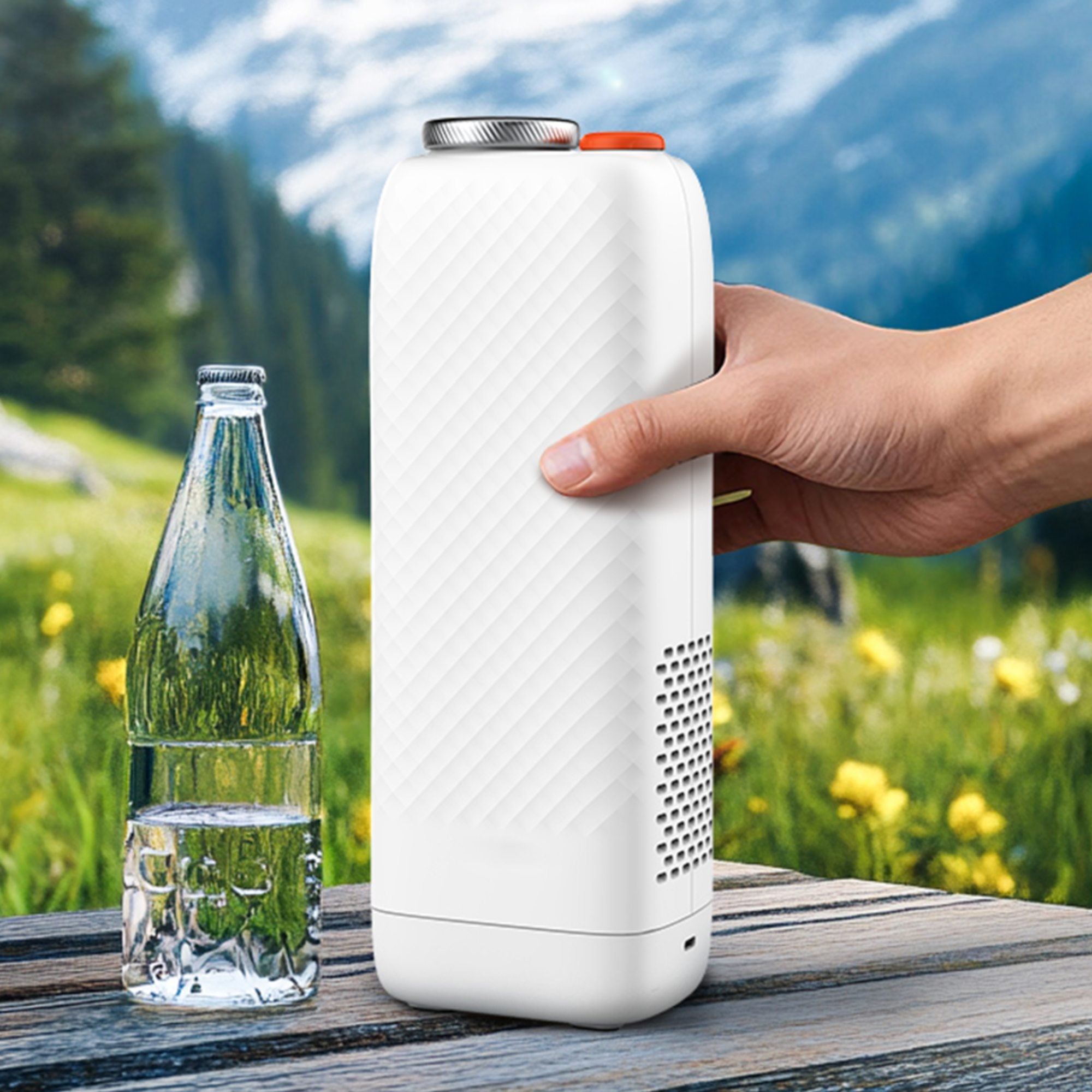 bottle-style mini size portable oxygen concentrator for tracel