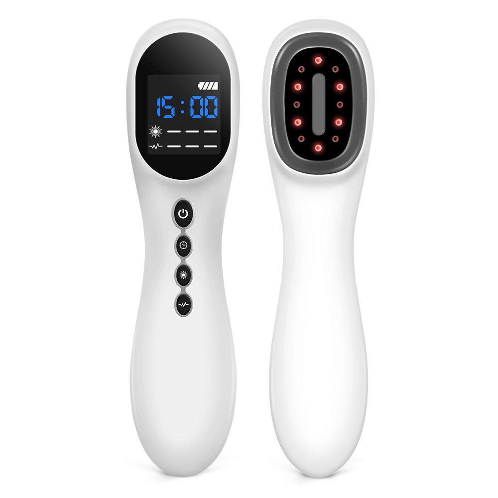Laser Pain Relief Device with TENS for targeted pain relief, reducing muscle and joint discomfort