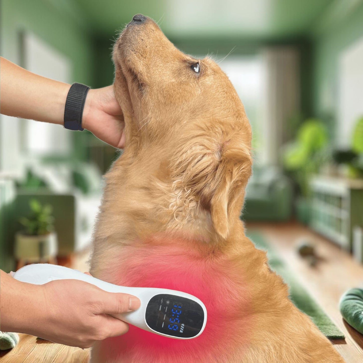 Cold Laser Therapy Device for dogs and cats. Relieve muscle aches
