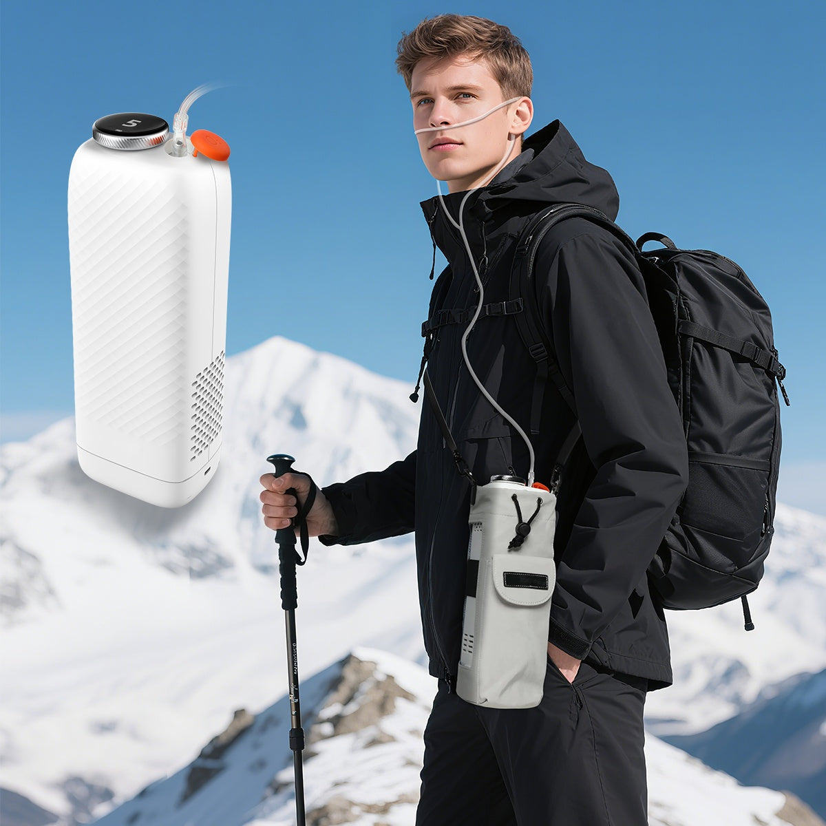 Portable Oxygen Concentrator with Real-Time O2 Feedback | Up to 9 Hours ...