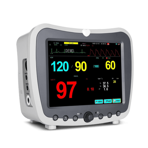 touchscreen patient monitor with thermal printer