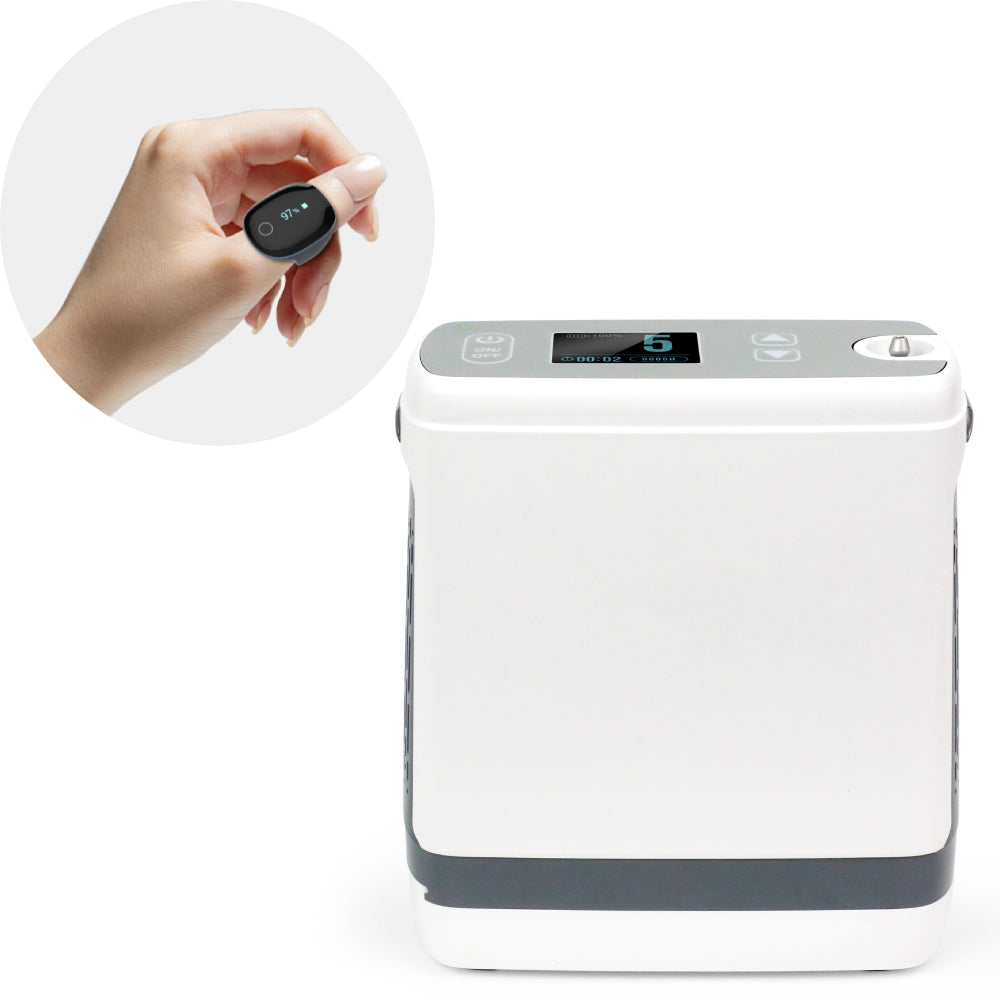 Wellue O2Ring Smart Ring Pulse Oximeter. Overnight Tracking.