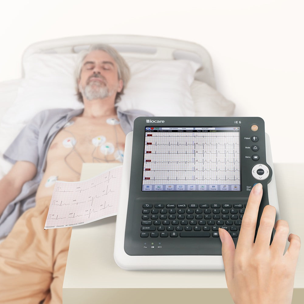 Touchscreen Interpretive 12-Lead EKG Machine for Rapid ECG Diagnosis ...