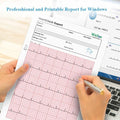 جهاز مراقبة Wellue ECK / EKG مع التقارير التي يتم إنشاؤها بواسطة AI