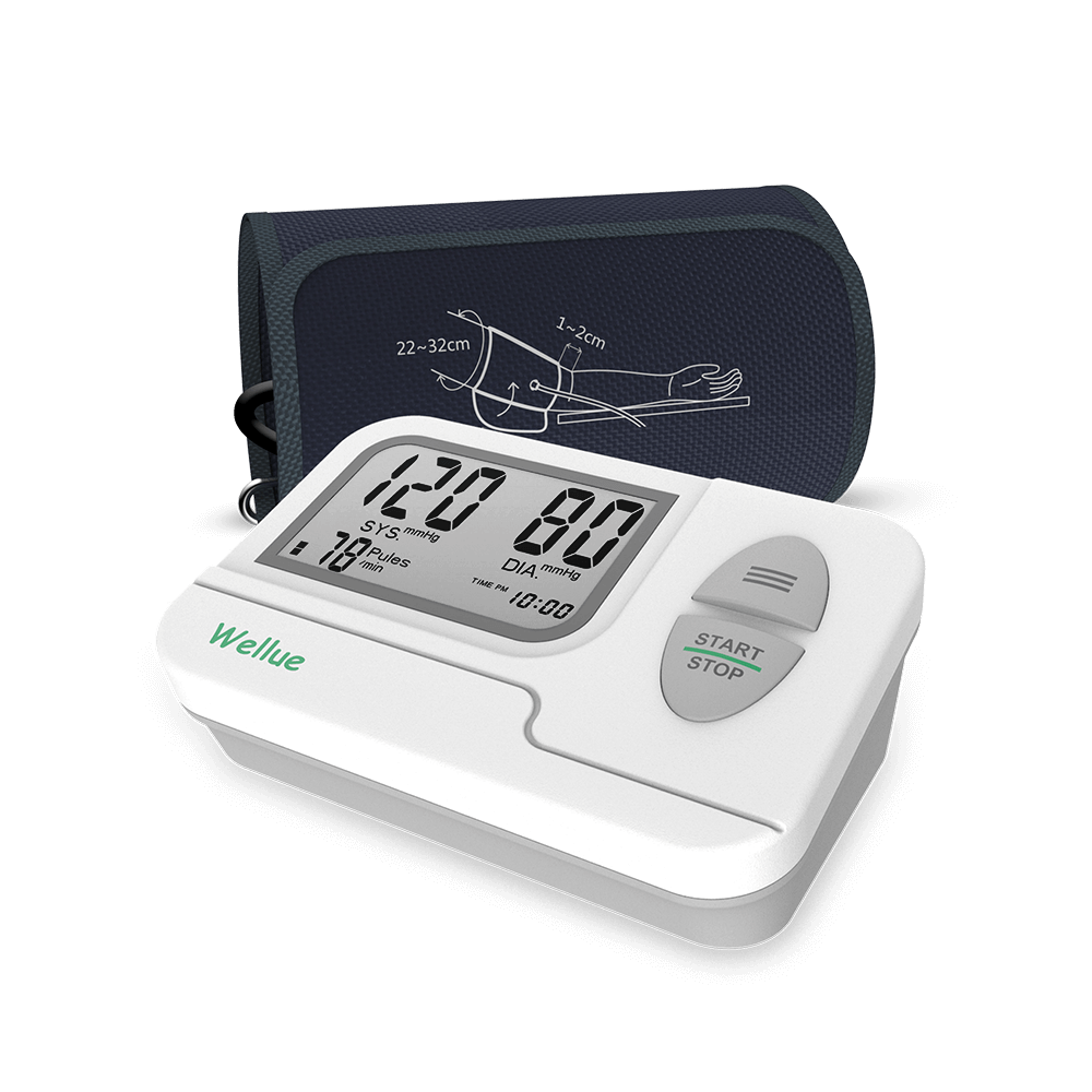 Wellue AirBP Digital Blood Pressure Monitor with Preformed BP Cuff