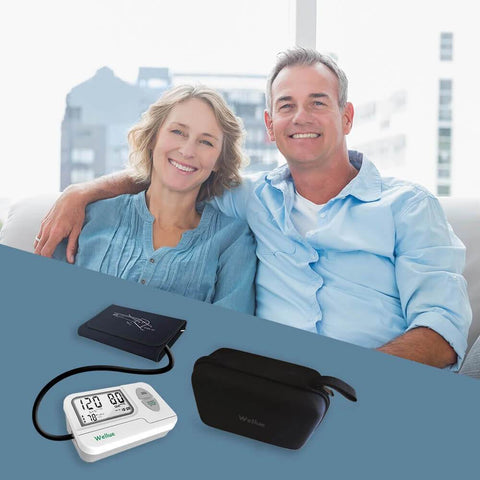 Upper arm blood pressure monitor - comfortable and exact