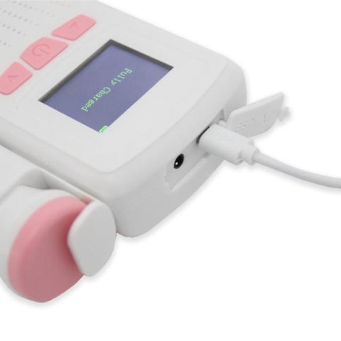 Fetal Doppler. Prenatal Baby Heart Beat Monitor. APP for Long-term  Tracking. Pocket FHR Detector. Highly sensitive Large Probe. Hear Baby  Sound. – Wellue