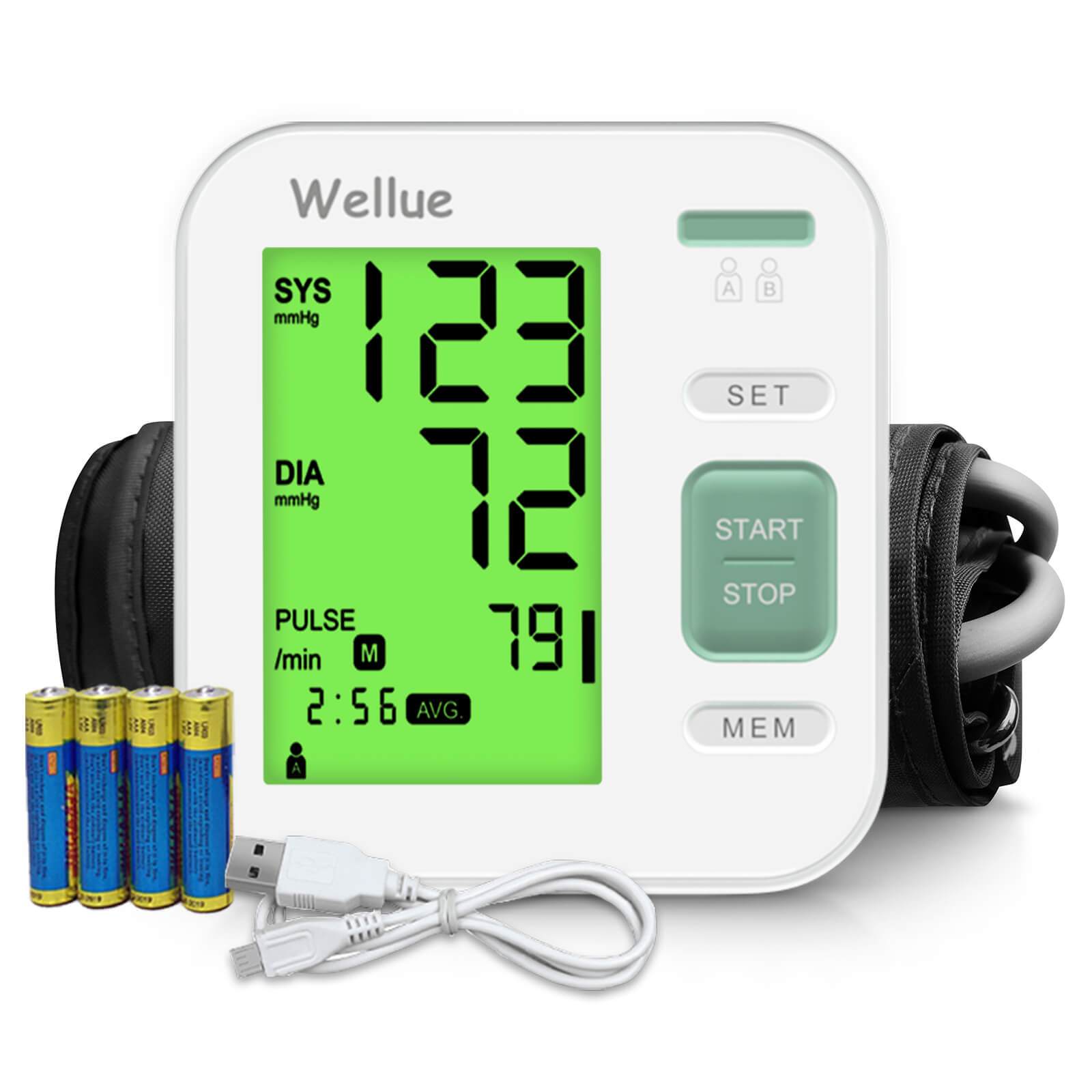 Wellue Bluetooth Upper Arm Blood Pressure Monitor. The best home blood