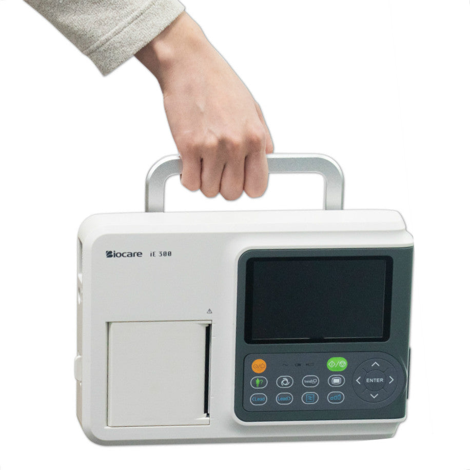 Portable 12-Lead ECG Machine for Professional Usage. 3-Channel EKG ...