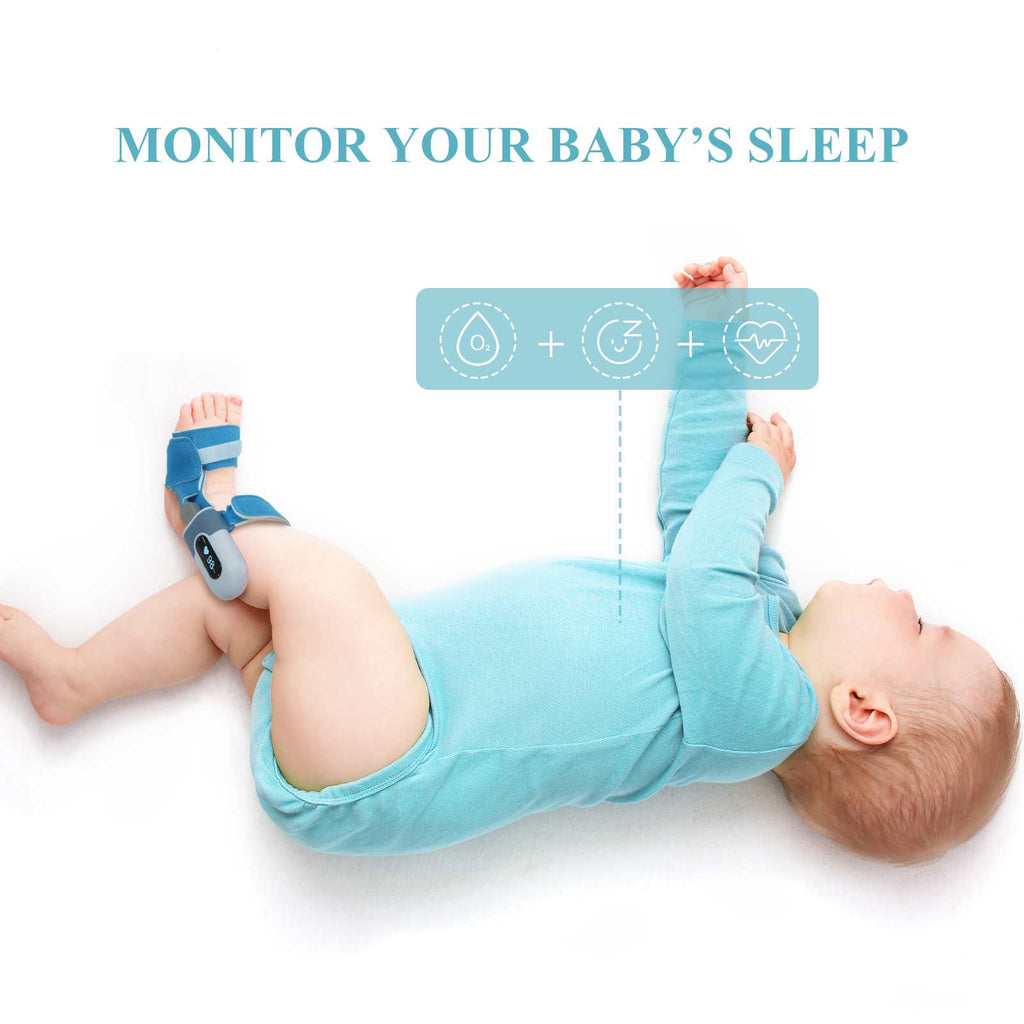 Wellue Vigilabebés Baby O2 S2, Monitor de Oxígeno y Frecuencia